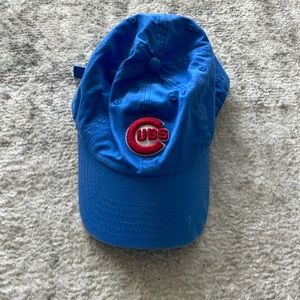 Cubs blue baseball cap